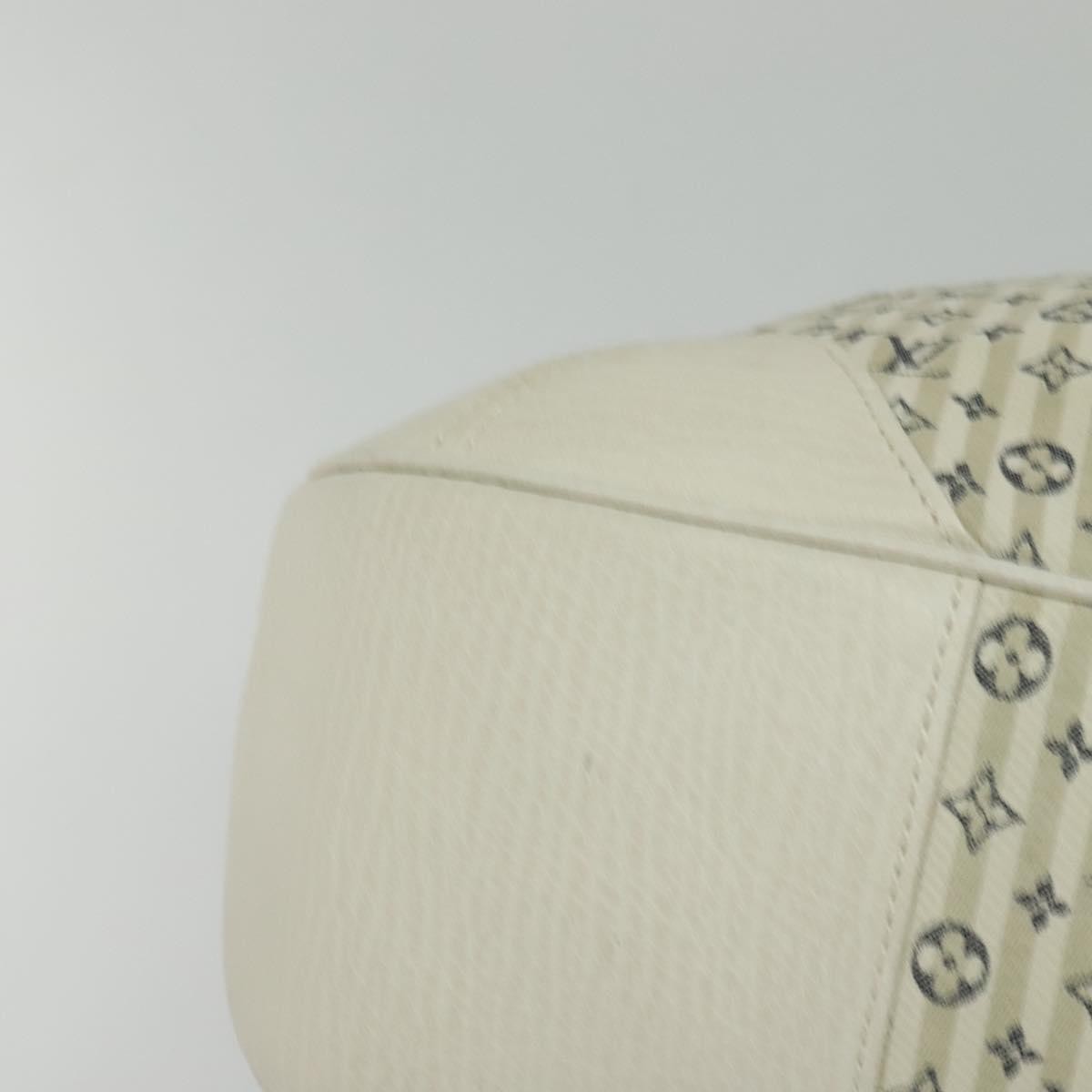 Louis Vuitton Marina Handbag Mini Lin Croisette, BEIGE, CANVAS, Handbag