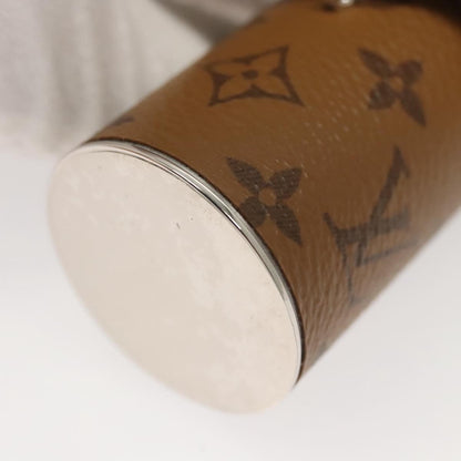 Louis Vuitton Lipstick Case on Chain Monogram Canvas, BROWN, CANVAS, Clutche & pouche