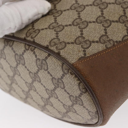 Gucci Vintage Open Shoulder Bag (Outlet) GG Canvas with Leather, BEIGE, PVC, Shoulder bag