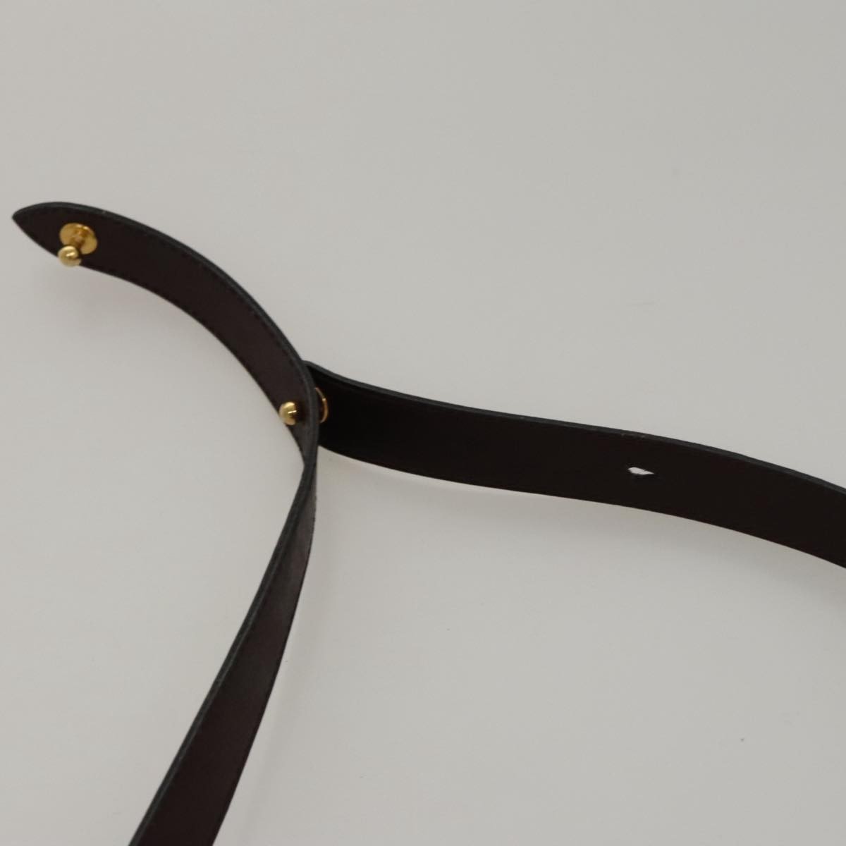 Christian Dior Vintage Trotter Shoulder Bag Canvas, BURGUNDY, LEATHER, Shoulder bag