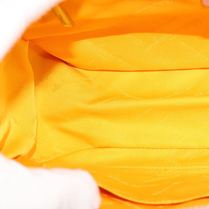 Salvatore Ferragamo Gancini handbag Leather, PINK, LEATHER, Handbag