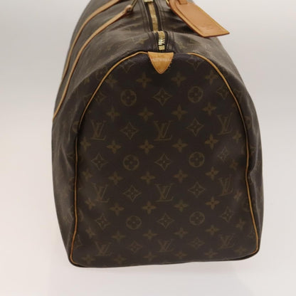 Louis Vuitton Keepall Bag Monogram Canvas, BROWN, CANVAS, Travel bag
