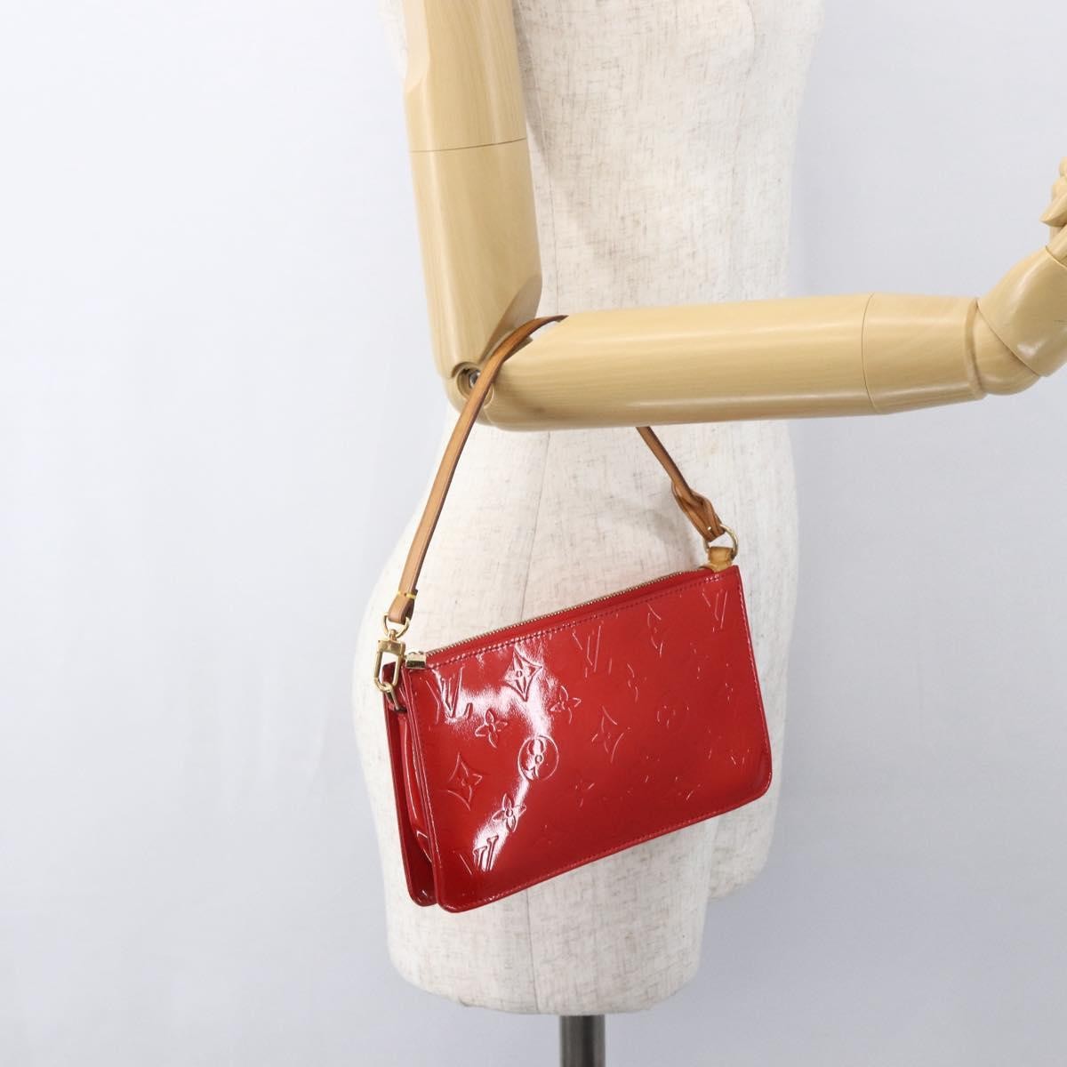 Louis Vuitton Lexington Pochette Patent Leather, RED, PATENT_LEATHER, Clutche & pouche