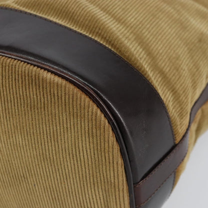 Fendi Vintage Top Handle Bag Velvet, BEIGE, VELVET, Handbag