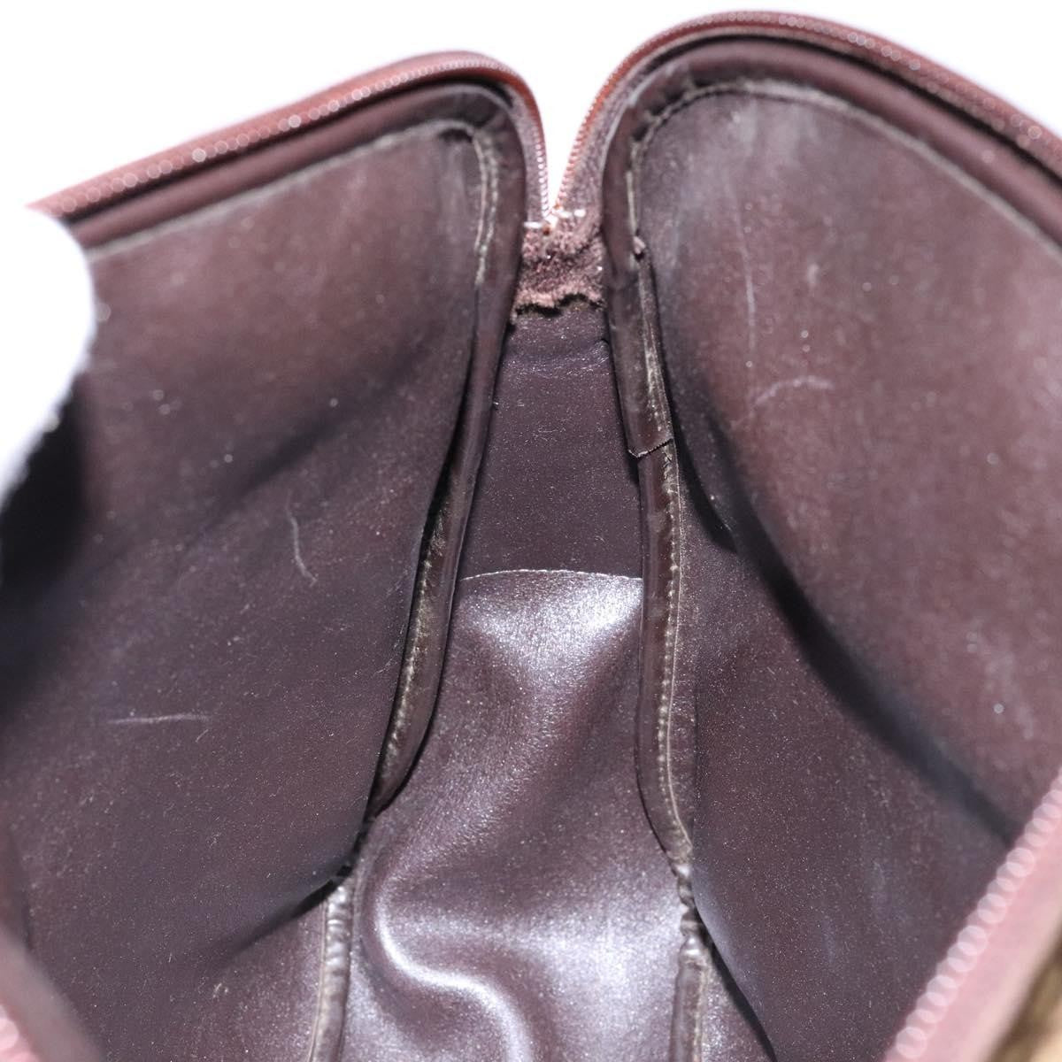 Christian Dior Vintage Trotter Shoulder Bag Canvas, BROWN, CANVAS, Shoulder bag