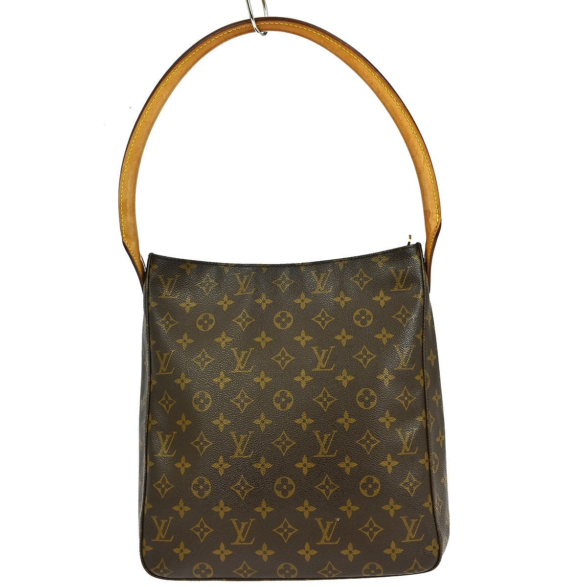 Louis Vuitton Looping Handbag Monogram Canvas, BROWN, CANVAS, Shoulder bag
