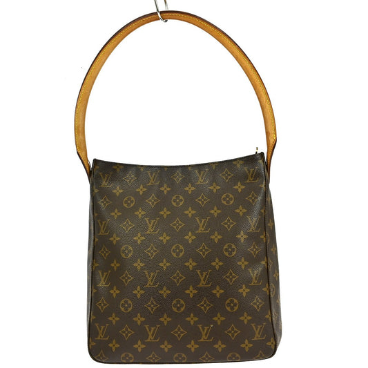 Louis Vuitton Looping Handbag Monogram Canvas, BROWN, CANVAS, Shoulder bag