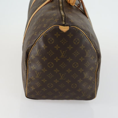 Louis Vuitton Keepall Bag Monogram Canvas, BROWN, CANVAS, Travel bag