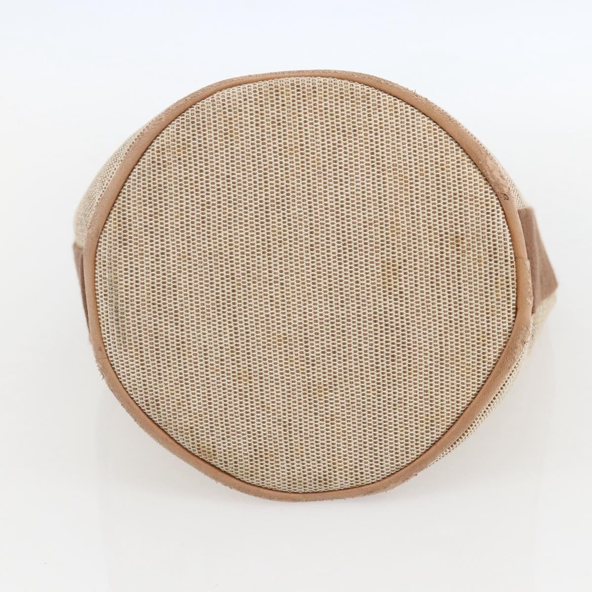 Hermes Saxo Handbag Toile, BEIGE, CANVAS, Handbag