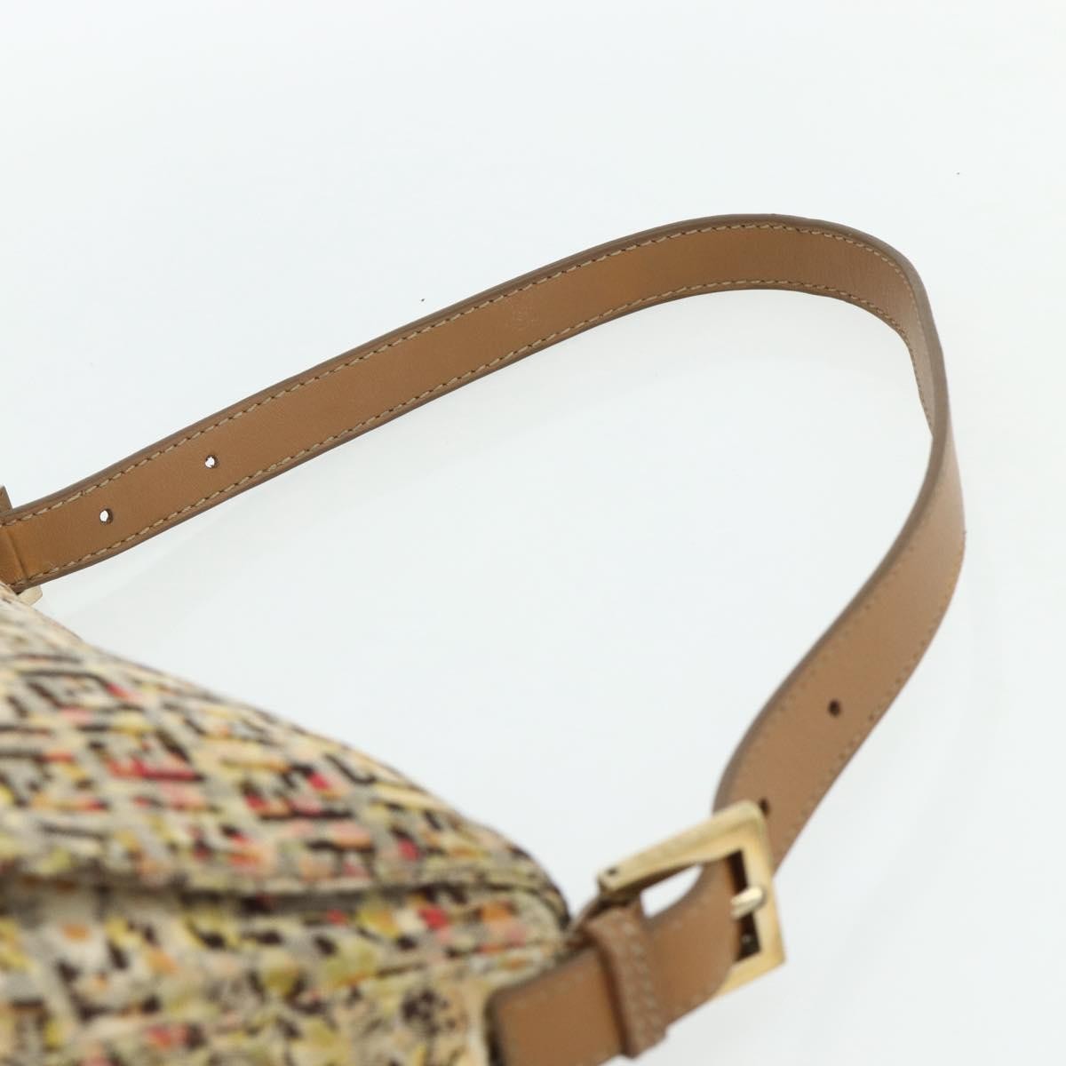 Fendi Mamma Baguette Zucca canvas, Beige, Canvas, Shoulder Bag