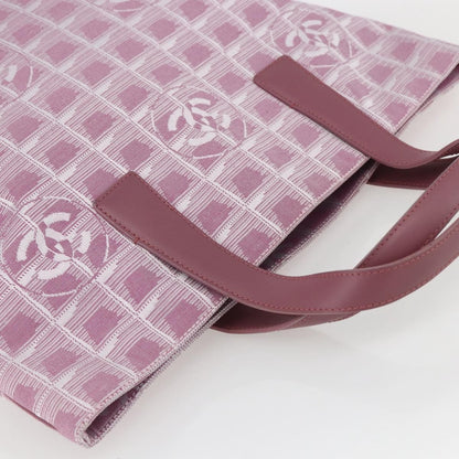 Chanel Travel Line Tote Nylon, PINK, NYLON, Tote bag