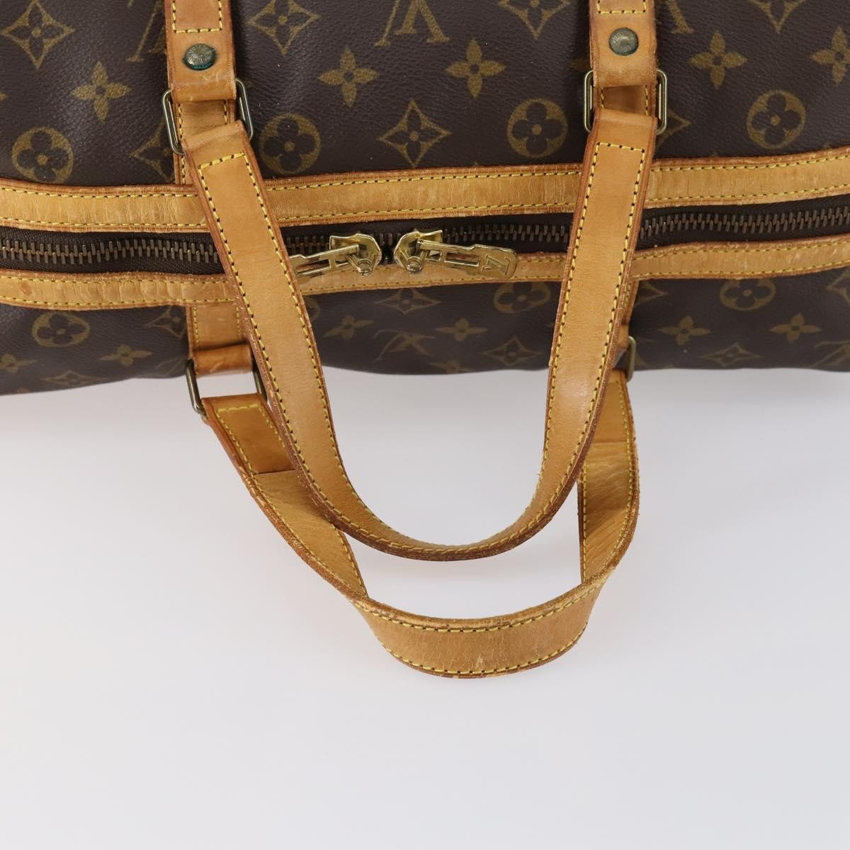 Louis Vuitton Sac Souple Handbag Monogram Canvas, BROWN, CANVAS, Travel bag