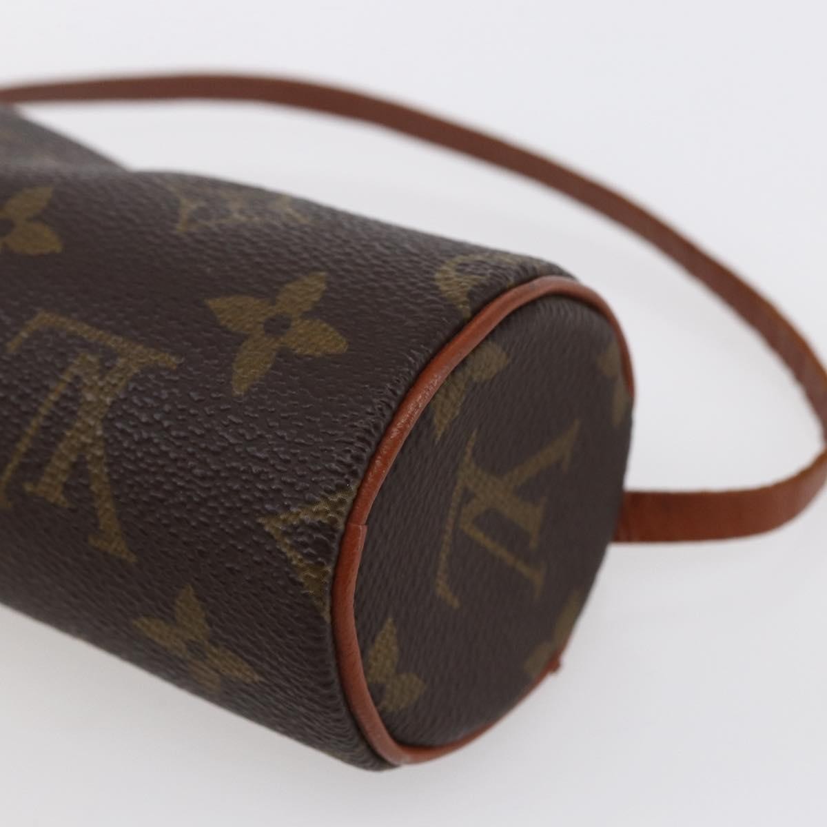 Louis Vuitton Papillon Pochette Monogram Canvas, BROWN, CANVAS, Clutche & pouche