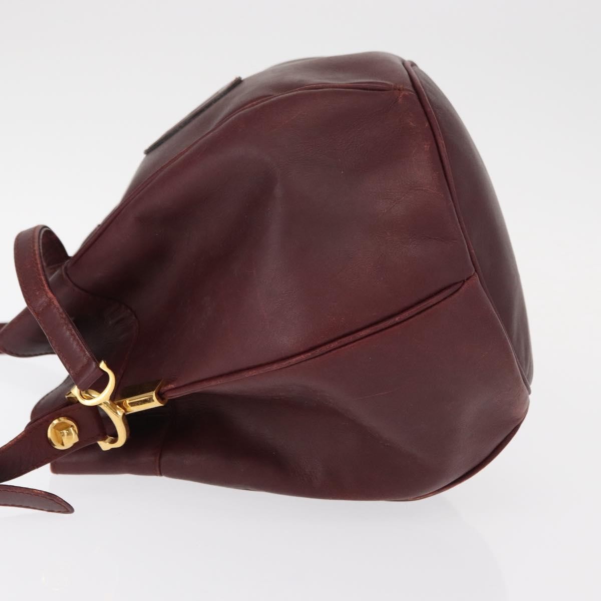 cartier Must de cartier bag Leather, BURGUNDY, LEATHER, Shoulder bag