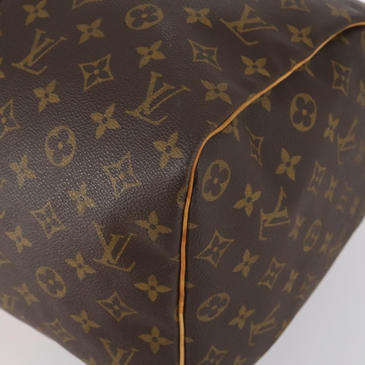 Louis Vuitton Keepall Bag Monogram Canvas, BROWN, CANVAS, Travel bag