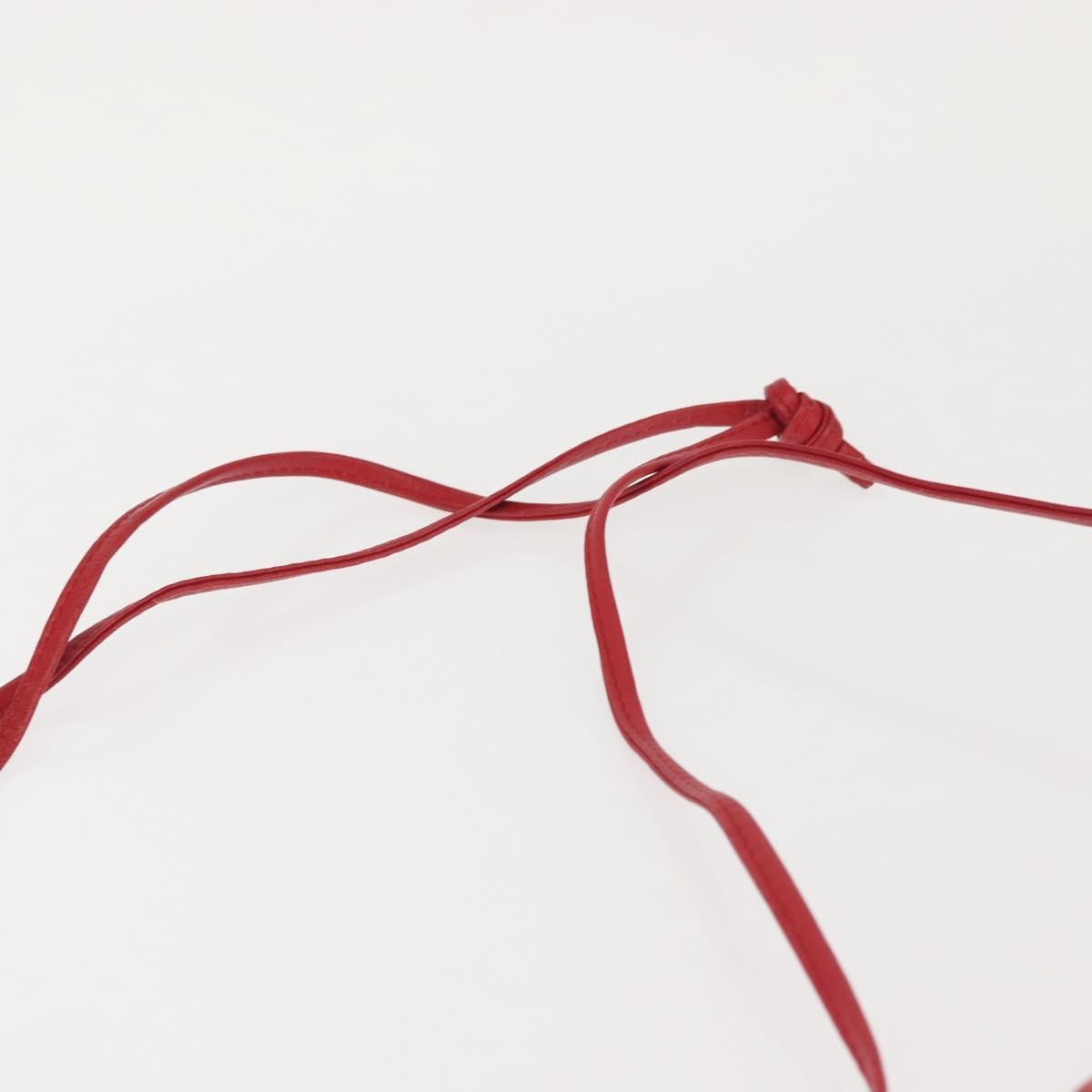 Bottega Veneta Butterfly shoulder bag PVC with Leather, RED, PVC, Shoulder bag