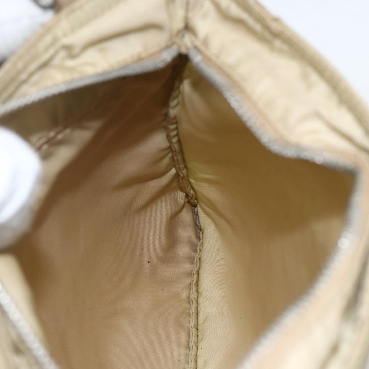 Prada Front Pocket Messenger Bag Tessuto, BEIGE, NYLON, Shoulder bag