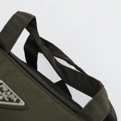 Prada Vintage Handbag Tessuto, KHAKI, NYLON, Handbag
