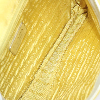 Prada Vintage Shoulder Bag Tessuto, YELLOW, NYLON, Shoulder bag