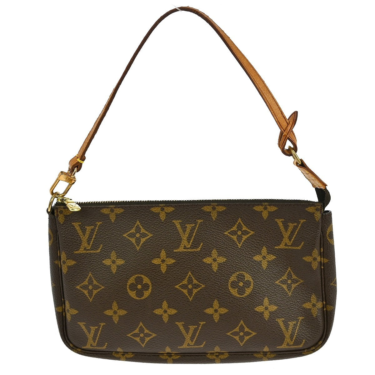 Louis Vuitton Pochette Accessoires NM Monogram Canvas, BROWN, CANVAS, Clutche & pouche
