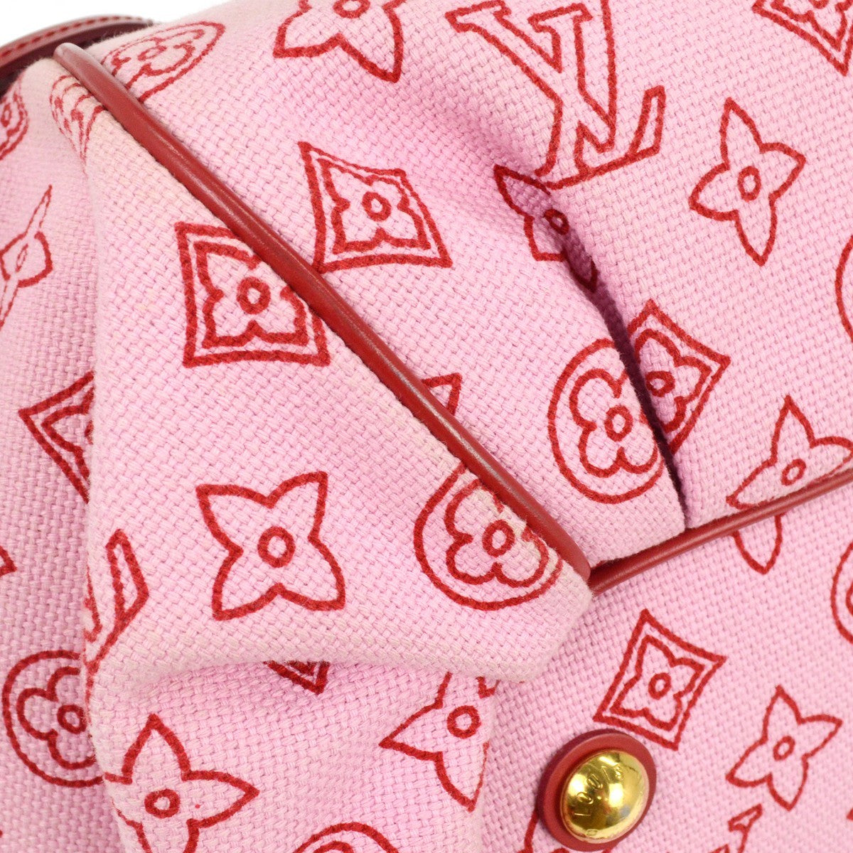 Louis Vuitton Cabas Ipanema Canvas, PINK, CANVAS, Tote bag
