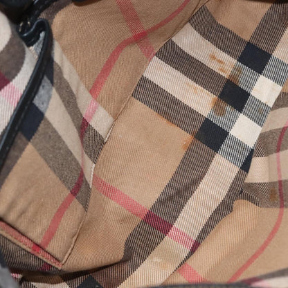 Burberry Banner Tote Leather, BLACK, LEATHER, Tote bag