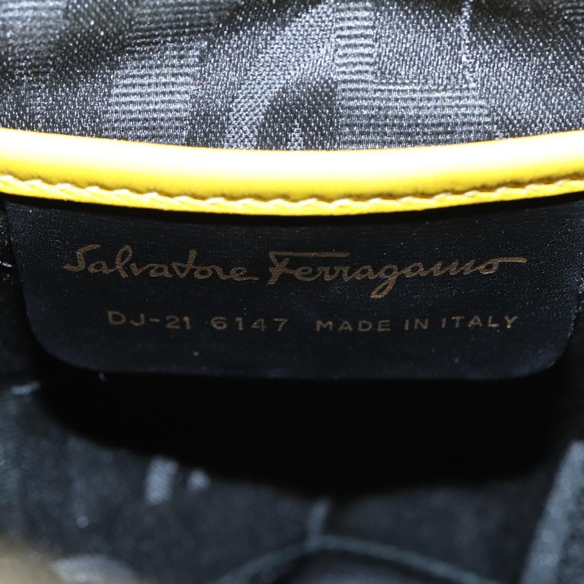 Salvatore Ferragamo Gancini Flap Drawstring Backpack Suede, YELLOW, SUEDE, Backpack