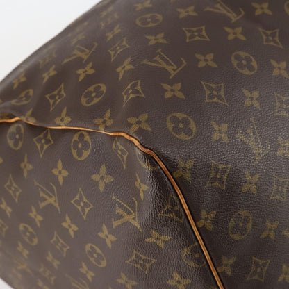 Louis Vuitton Keepall Bag Monogram Canvas, BROWN, CANVAS, Travel bag