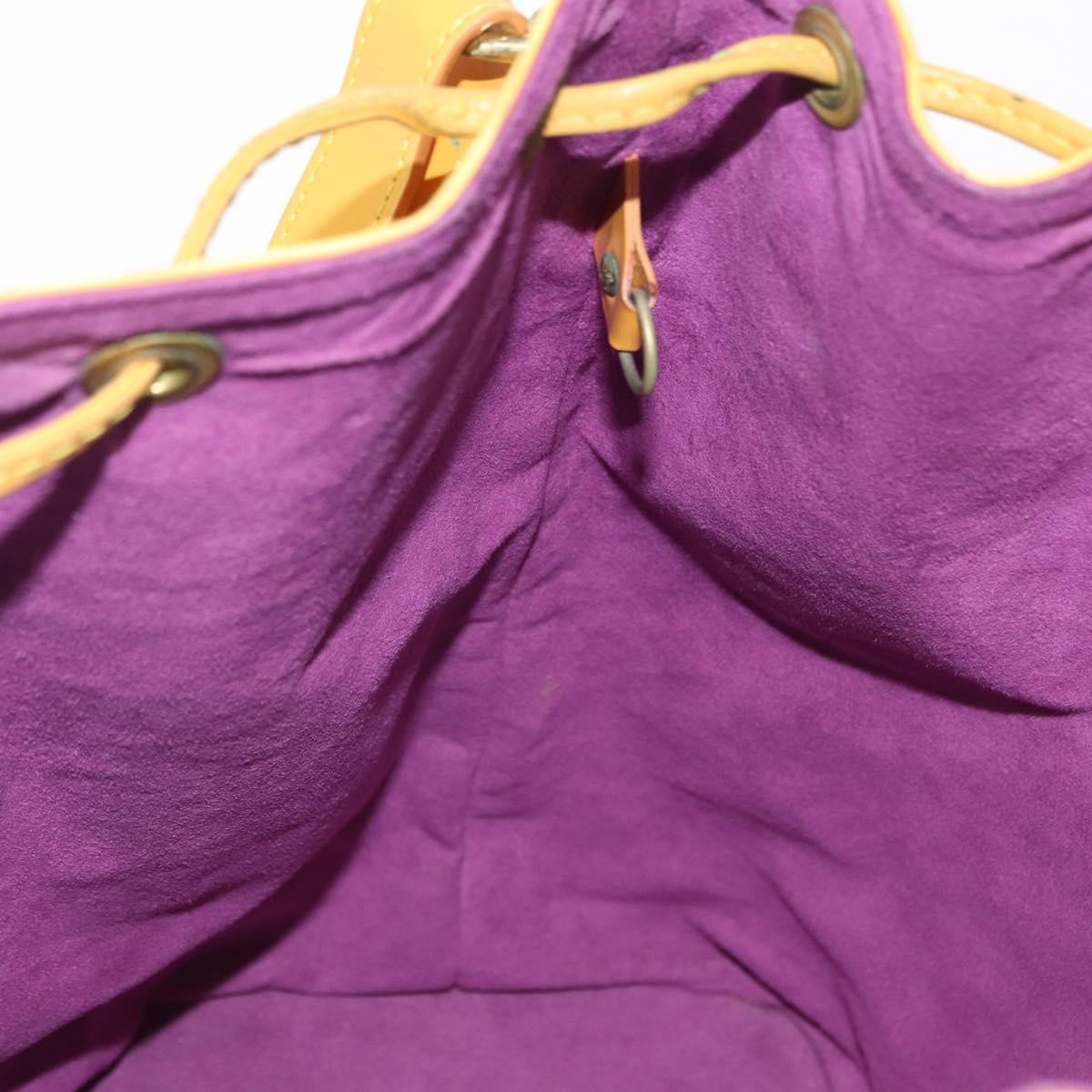 Louis Vuitton Noe Handbag Epi leather, YELLOW, LEATHER, Shoulder bag