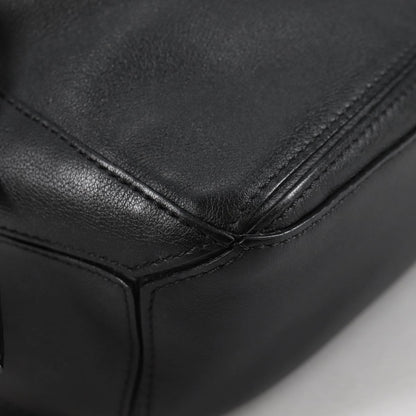 Loewe Puzzle Bumbag Leather, BLACK, LEATHER, Travel bag