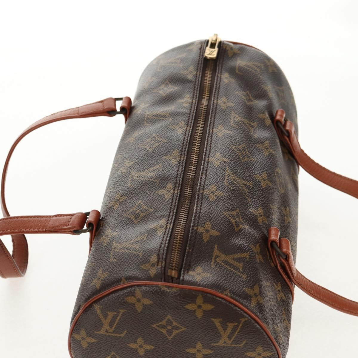 Louis Vuitton Papillon Handbag Monogram Canvas, BROWN, CANVAS, Handbag