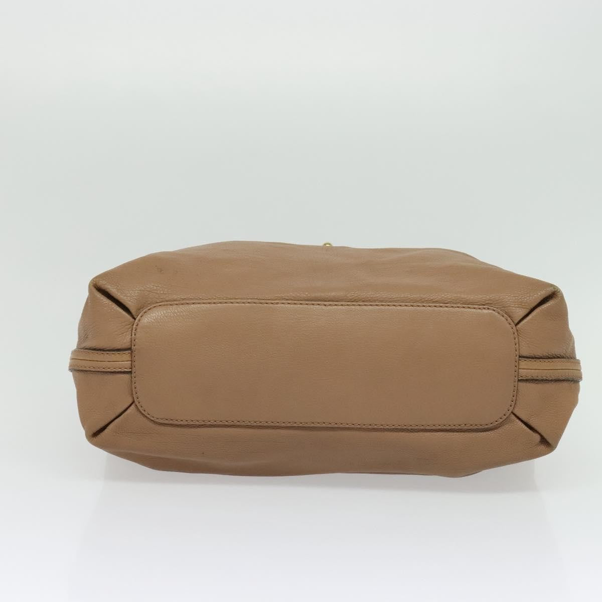 Chloe Elsie Convertible Satchel Leather, BEIGE, LEATHER, Handbag