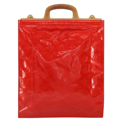 Louis Vuitton Stanton Handbag Monogram Vernis, RED, PATENT_LEATHER, Tote bag