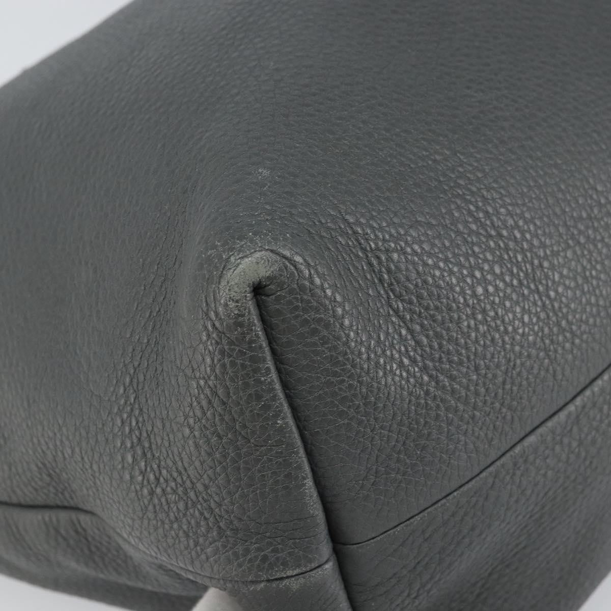 Gucci Bamboo Tassel Tote Leather, GRAY, LEATHER, Tote bag