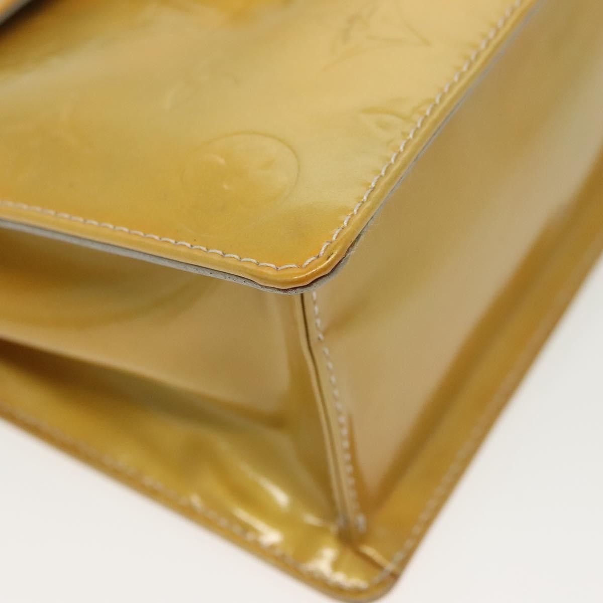 Louis Vuitton Spring Street Handbag Monogram Vernis, BEIGE, PATENT_LEATHER, Handbag