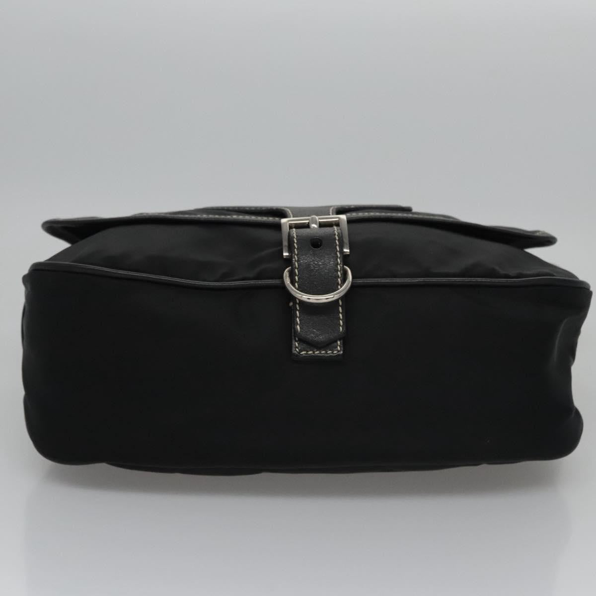 Prada Vintage Shoulder Bag Tessuto, BLACK, NYLON, Shoulder bag
