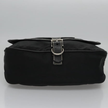 Prada Vintage Shoulder Bag Tessuto, BLACK, NYLON, Shoulder bag