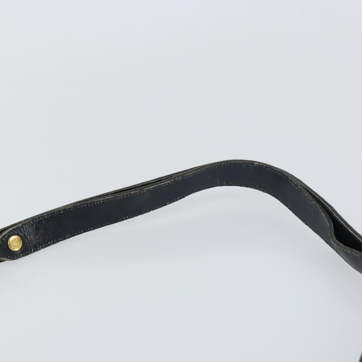 Christian Dior Vintage Trotter Shoulder Bag Canvas, NAVY, CANVAS, Shoulder bag