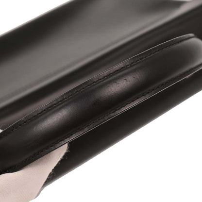 Salvatore Ferragamo Convertible Top Handle Bag Leather, BLACK, LEATHER, Handbag