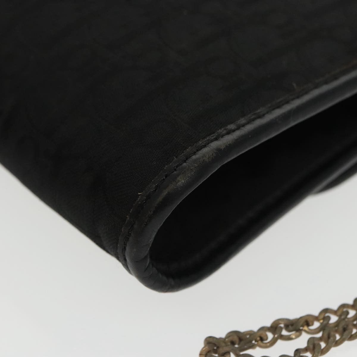 Christian Dior Trotter shoulder bag Canvas, BLACK, CANVAS, Clutche & pouche