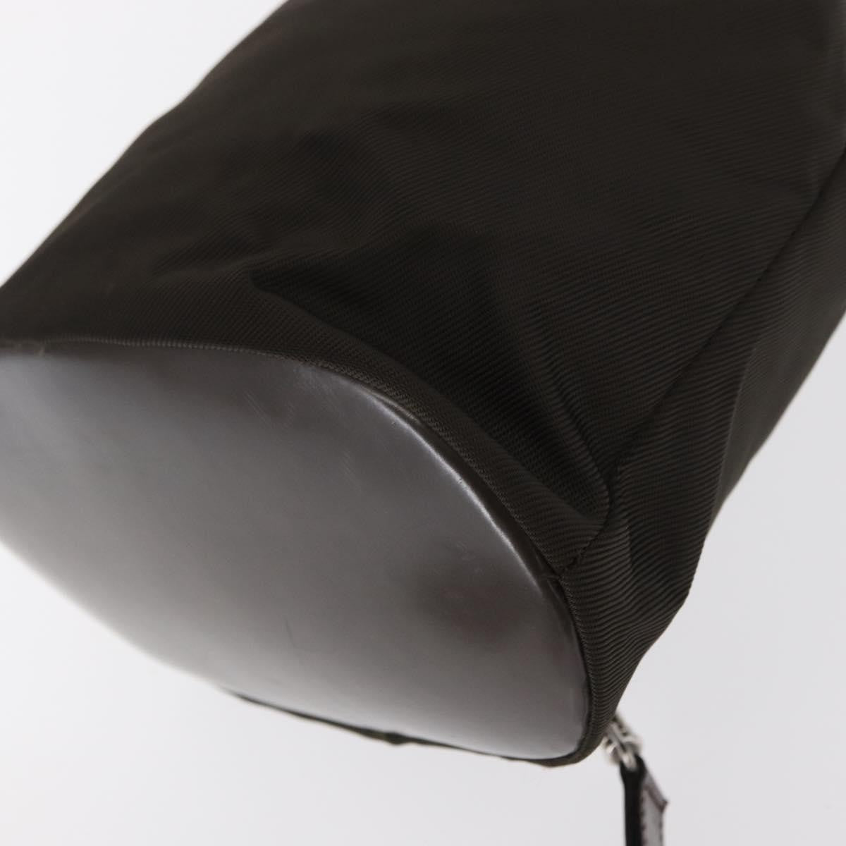 Gucci Vintage Bamboo Sling Backpack Nylon, KHAKI, NYLON, Backpack