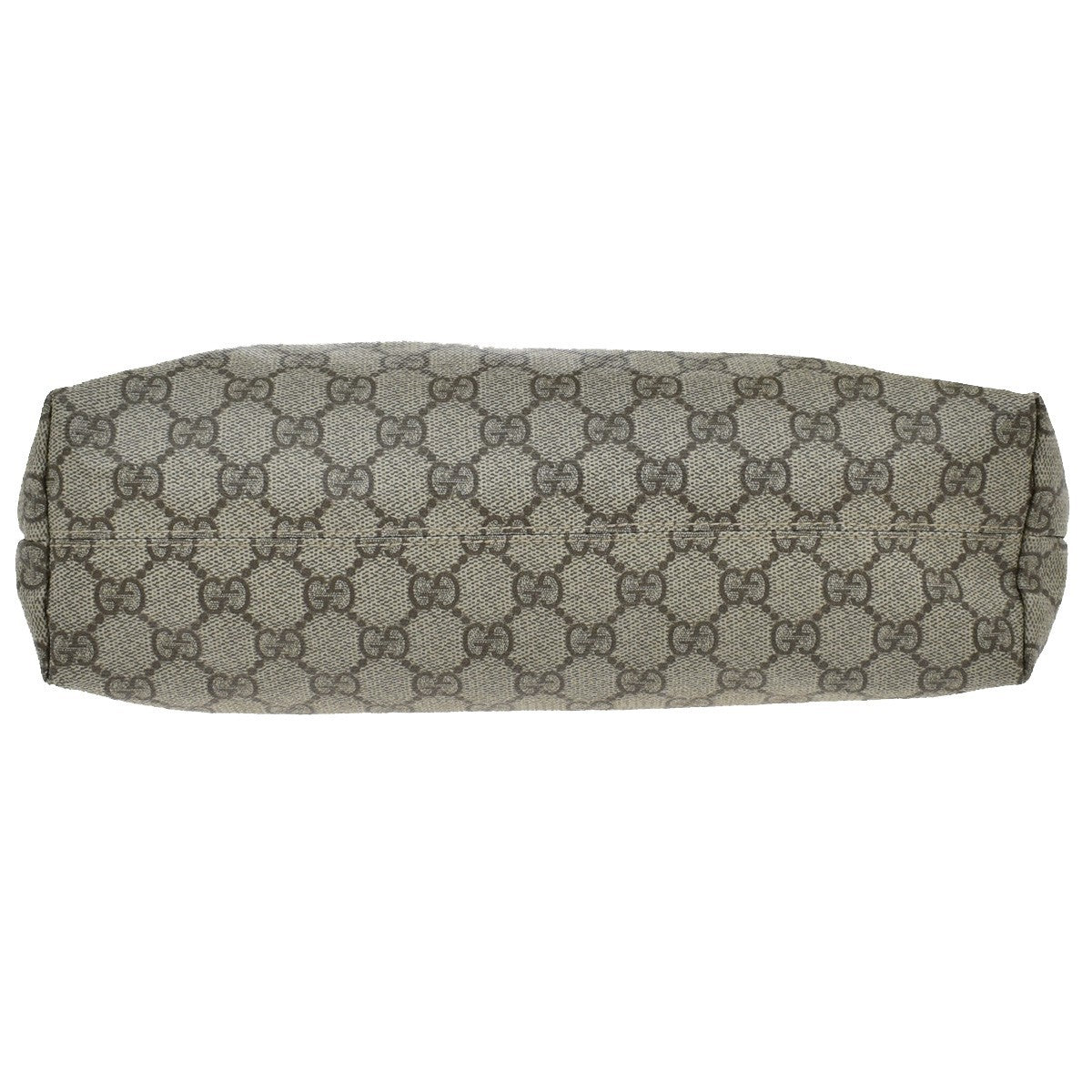 Gucci Plus Tote GG Coated Canvas with Leather, BROWN, CANVAS, Tote bag