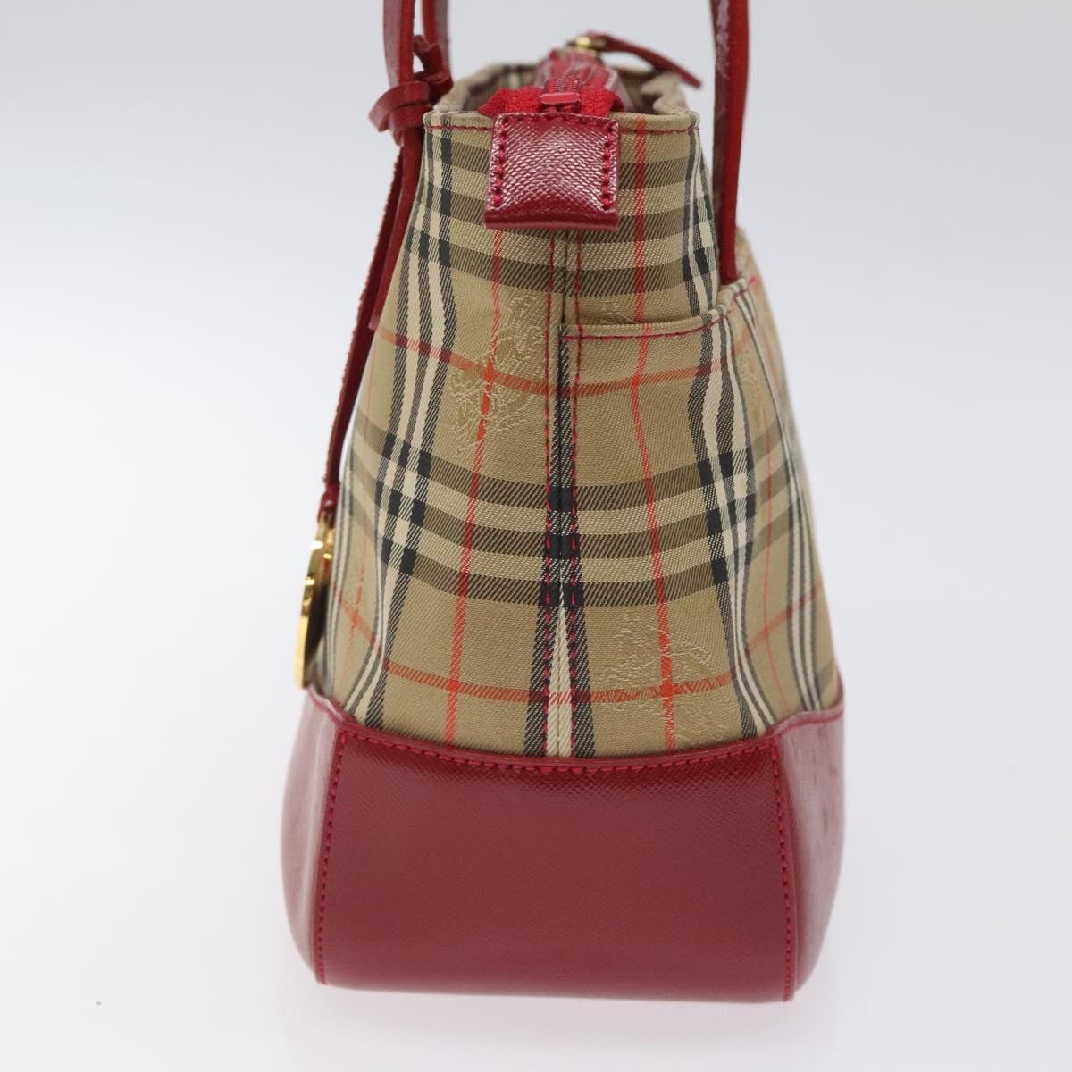 Burberry Nova Check Handbag Nova Check Canvas and leather, BEIGE, CANVAS, Handbag