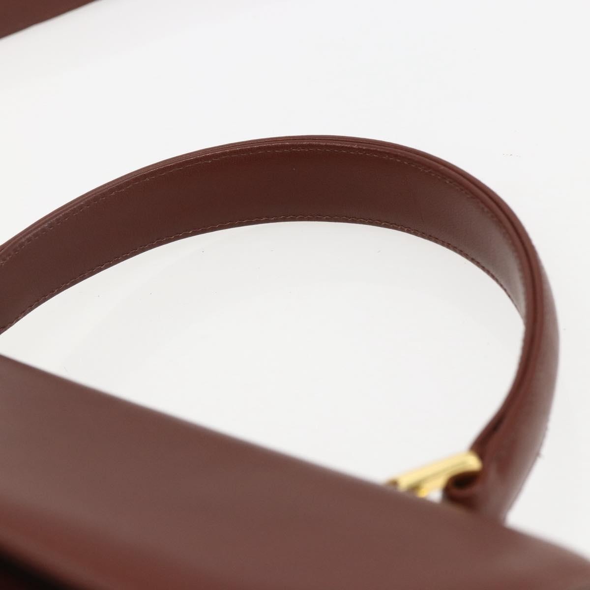 Valentino Garavani Vintage Handbag Leather, BROWN, LEATHER, Handbag