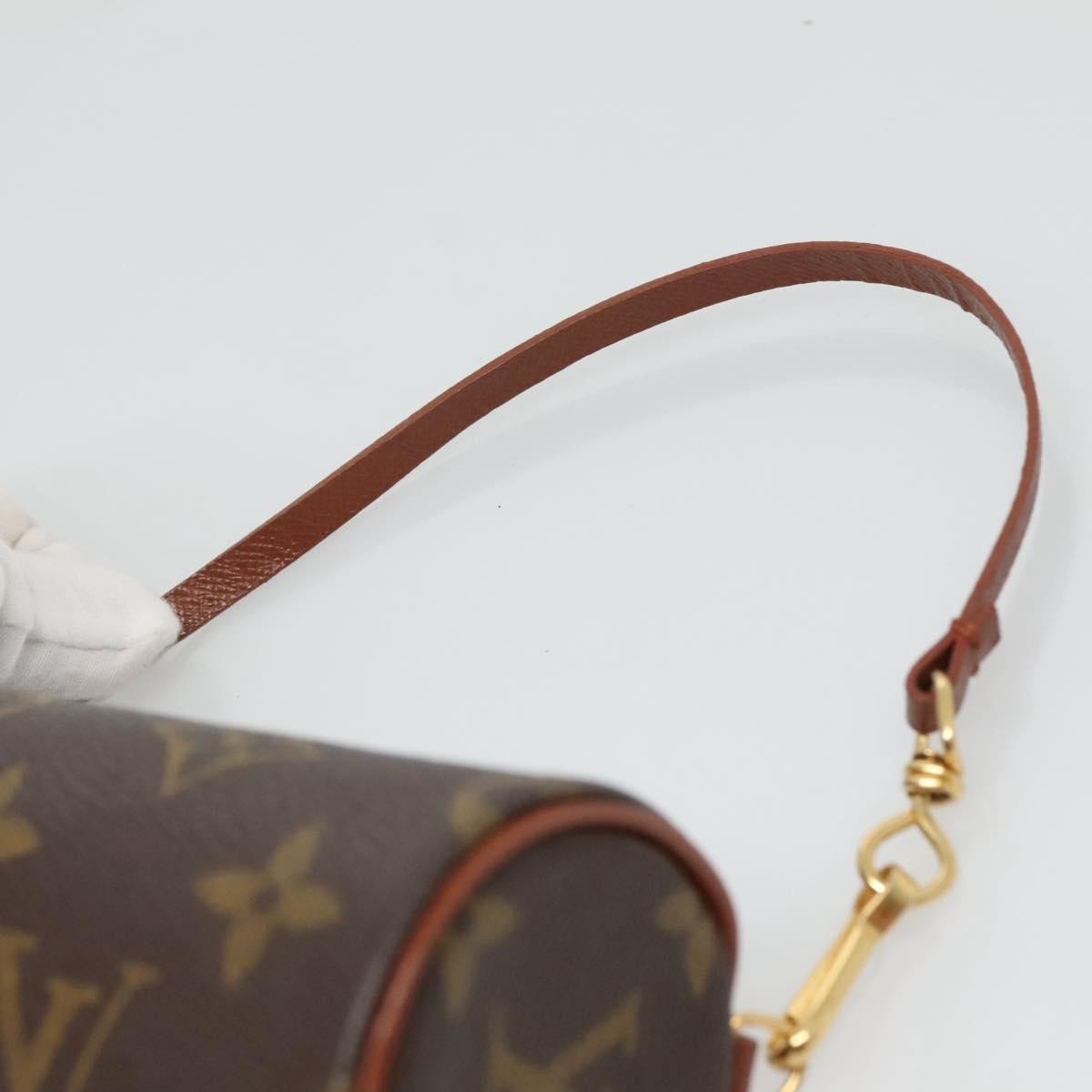 Louis Vuitton Papillon Pochette Monogram Canvas, BROWN, CANVAS, Handbag