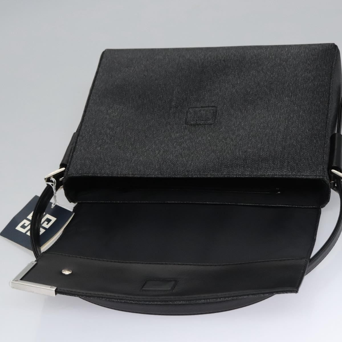 Givenchy Vintage 4G shoulder bag Canvas, BLACK, PVC, Shoulder bag