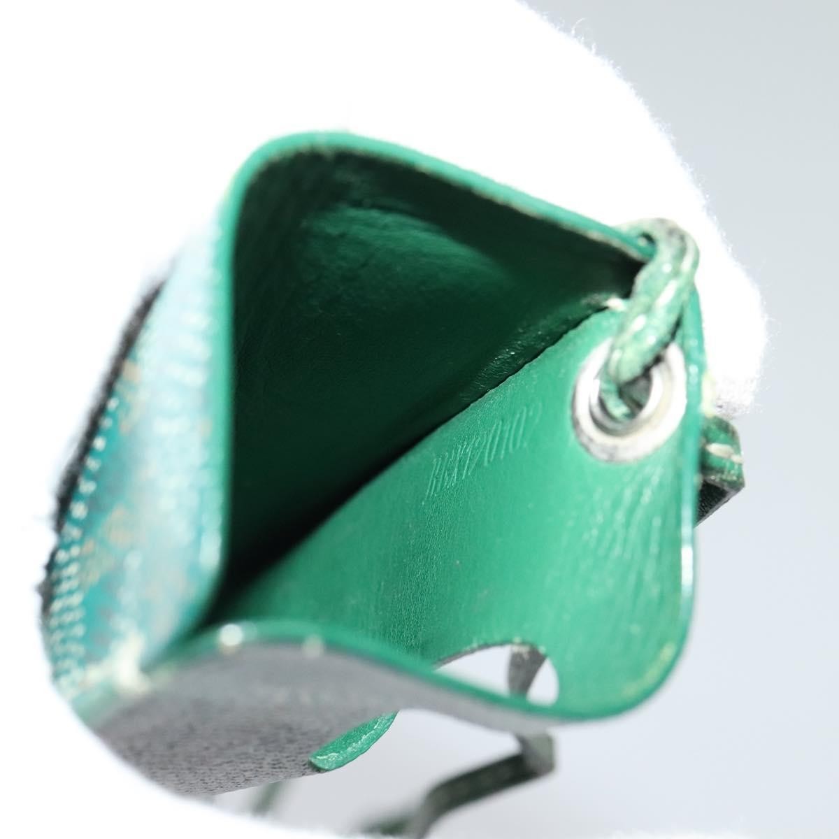 Goyard Goyardine Lanyard ID Holder Coated Canvas, GREEN, PVC, Card Holders