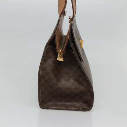 Celine Vintage Macadam Handbag Macadam, BROWN, CANVAS, Handbag