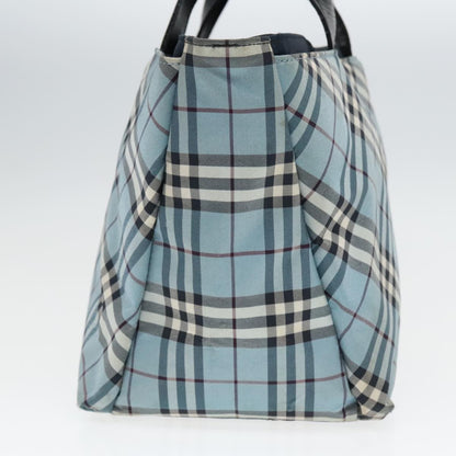 Burberry Nova Check Tote Nylon, BLUE, NYLON, Tote bag