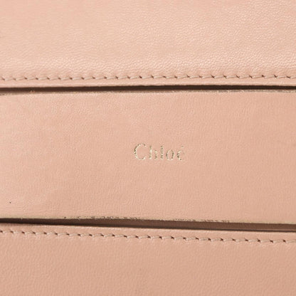 Chloe Elle Chain Clutch Leather, PINK, LEATHER, Shoulder bag